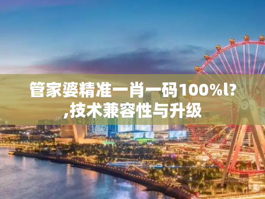 管家婆精准一肖一码100%l?,技术兼容性与升级