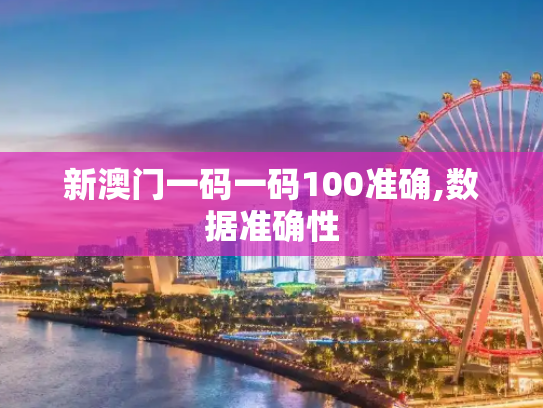 新澳门一码一码100准确,数据准确性