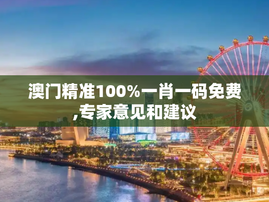 澳门精准100%一肖一码免费,专家意见和建议