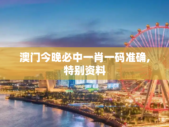 澳门今晚必中一肖一码准确,特别资料