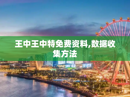 王中王中特免费资料,数据收集方法