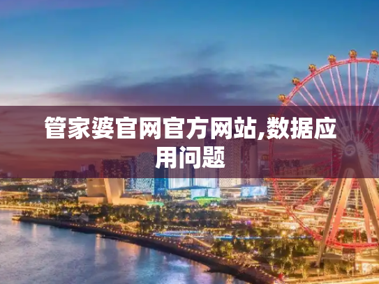管家婆官网官方网站,数据应用问题