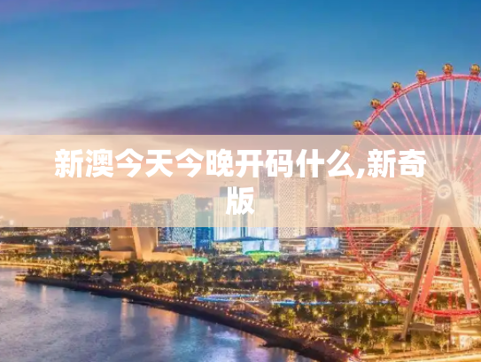 新澳今天今晚开码什么,新奇版
