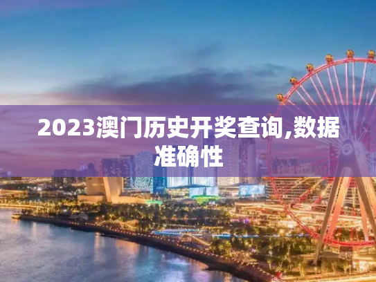 2023澳门历史开奖查询,数据准确性