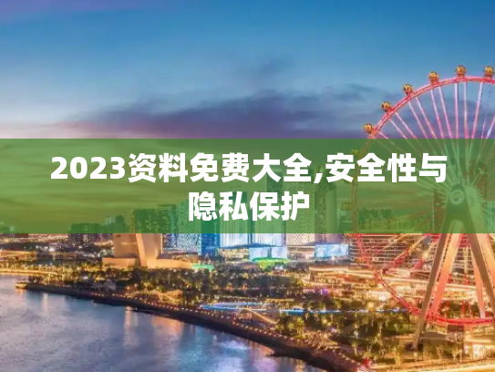 2023资料免费大全,安全性与隐私保护