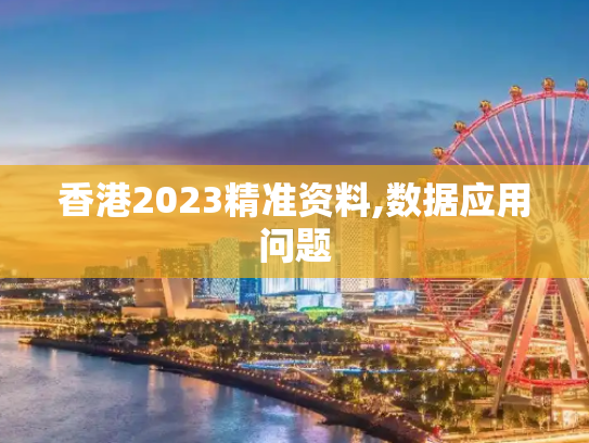 香港2023精准资料,数据应用问题