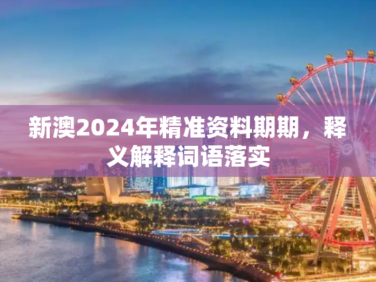 新澳2024年精准资料期期，释义解释词语落实